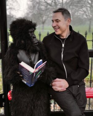 David Walliams Instagram - HAPPY WORLD BOOK DAY from Gertrude the gorilla & me. #worldbookday #codenamebananas
