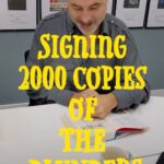 David Walliams Instagram – I signed 2,000 copies of #TheBlunders!
Look out for one at your local bookshop.
THE BLUNDERS is out on Thursday!