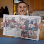 David Walliams Instagram – How wonderful to be in the @impartialreporter @cromcastle