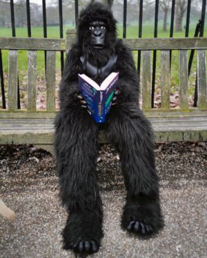 David Walliams Instagram - HAPPY WORLD BOOK DAY from Gertrude the gorilla & me. #worldbookday #codenamebananas