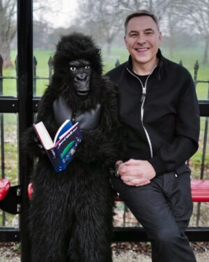David Walliams Instagram - HAPPY WORLD BOOK DAY from Gertrude the gorilla & me. #worldbookday #codenamebananas