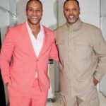 DeVon Franklin Instagram - You know my brother @toureroberts and I had to come correct at #WomanEvolve23 @gq what’s up with a feature 🤣???🗣🔥 As iron sharpens iron so one man sharpens another! Honored to do life with you my brother 👊🏾‼️