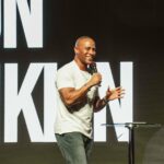 DeVon Franklin Instagram - This past weekend was truly an EXPERIENCE! Thank you to everyone who came out to the @answermovement conference and those who came to @higherdimensionchurch on Sunday, it always an honor to be there with my brother @terrancehjohnson and the HDC fam 🙏🏾🔥 Houston, Texas