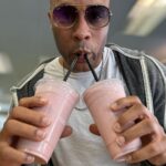 DeVon Franklin Instagram - MOOD: Needed some fuel to kick off the week!💪🏽🔥 There’s just something about this @earthbar plant based protein shake with strawberries, cashew butter and hemp milk that’s so good… #fuelyourbody Los Angeles, California