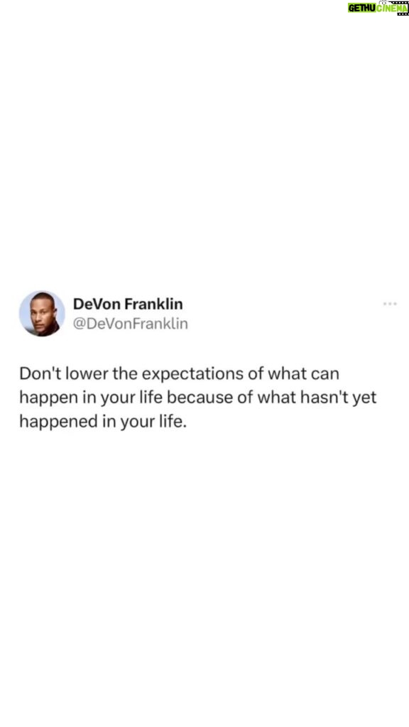 DeVon Franklin Instagram - Something is about to break in your favor, don’t lose hope now!
