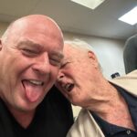 Dean Norris Instagram - Got to hang with comedic🐐 I made John Cleese laugh a couple times and I’ll never be the same.