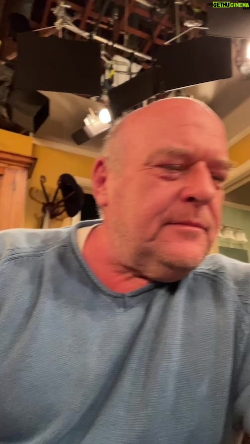 Dean Norris Instagram - @usofalcbs live backstage