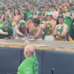Dean Norris Instagram - Love the student section at #ND