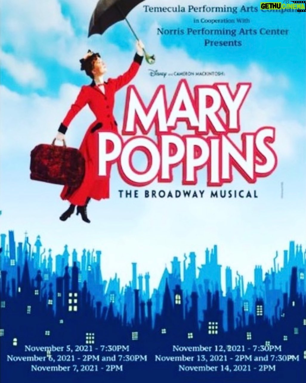 Dean Norris Instagram - My performing arts center is putting on “Mary Poppins The Musical” this weekend and next. Purchase tickets at link in bio. Support local theater!! #Temecula @norris_pac @temeculatheater @cityoftemecula @visittemecula