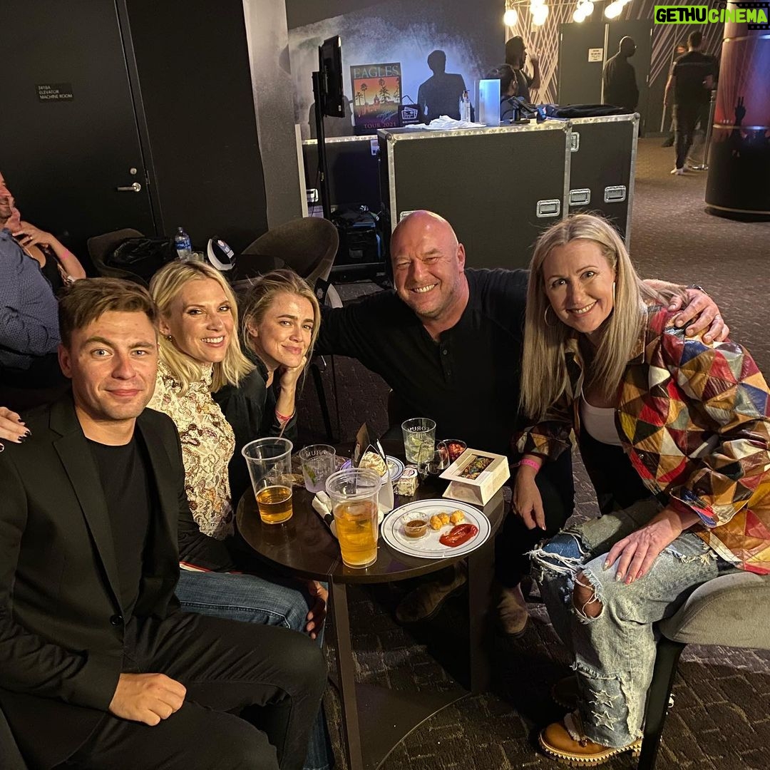 Dean Norris Instagram - Joe Walsh’s daughter Lucy kindly invited my wife and I to the Eagles last night. Also there Melissa Roxburgh from Manifest. Great night had by all