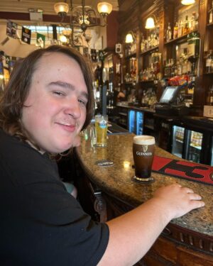 Dean Norris Instagram - My son turned 18 in Dublin. First legal Guinness #guinness #dublin