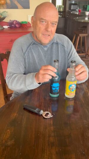 Dean Norris Instagram - Heisenberg blue soda and Los Pollos Hermanos horchata soda!! Available now at @rocketfizzofficial and any cool local candy stores.  Get ‘em now before they’re sold out @breakingbad @breakingbadfeed @breakingbadas #breakingbad