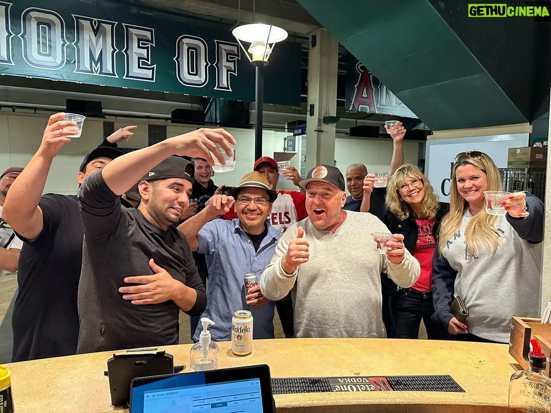 Dean Norris Instagram - Took my kitchen crew from my restaurant @swinginncafe to an @angels game last night. Fair to say we had a great time. If you’re ever in Temecula stop by!