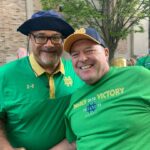Dean Norris Instagram - On the sidelines for a great #ND game. Bad ending but great game. Got to hang with some legends . Joe Theisman, Tim Brown, Chris Zorich, Jerome Bettis. #notredamefootball #goirish