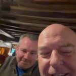 Dean Norris Instagram – Must be in England at the oldest pub in the UK. Perfect ale drinking night. Thanks Fighting Cocks pub