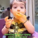 Debina Bonnerjee Instagram - I’ve found that allowing my baby to explore the textures, smells, and tastes of food on their own terms has been incredibly beneficial. Sure, it means more laundry and extra cleanup, but it also fosters independence, curiosity, and a healthy relationship with food. Watching my little one squish a ripe mango between their fingers or smear sweet potatoes all over their face brings me so much joy. These messy moments aren’t just about nourishment; they’re about creating memories and building confidence.