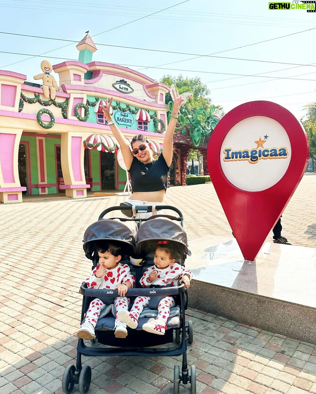 Debina Bonnerjee Instagram - Two days filled with exciting rides and relaxing moments!!! Our perfect holiday getaway â¨đĽ° Thank you team @novotel_imagicaa and @imagicaaworld we had a blast đâ¤ď¸ . . . #imagica #novotel #holiday #debinadecodes