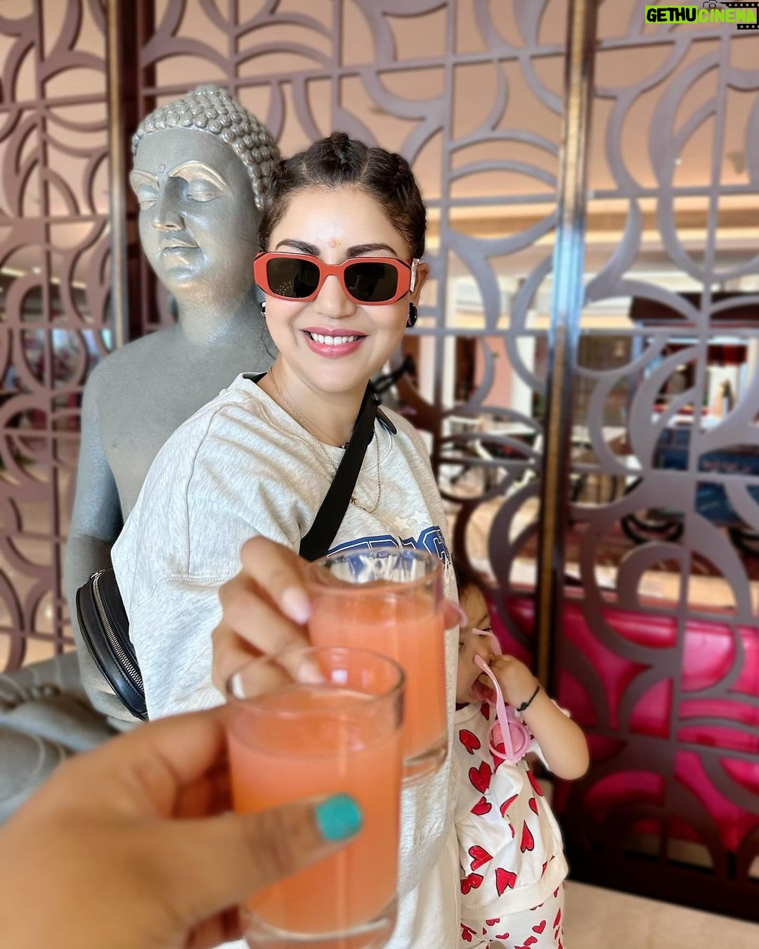 Debina Bonnerjee Instagram - Two days filled with exciting rides and relaxing moments!!! Our perfect holiday getaway â¨đĽ° Thank you team @novotel_imagicaa and @imagicaaworld we had a blast đâ¤ď¸ . . . #imagica #novotel #holiday #debinadecodes