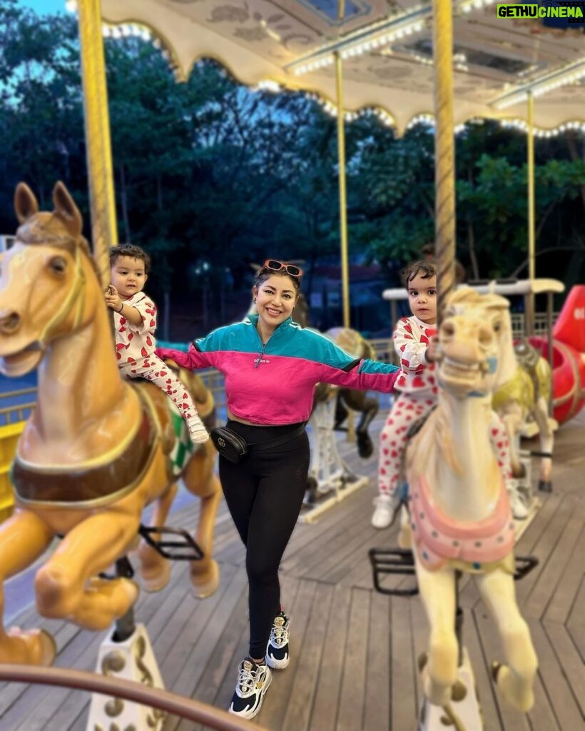 Debina Bonnerjee Instagram - Two days filled with exciting rides and relaxing moments!!! Our perfect holiday getaway ✨🥰 Thank you team @novotel_imagicaa and @imagicaaworld we had a blast 🎉❤️ . . . #imagica #novotel #holiday #debinadecodes