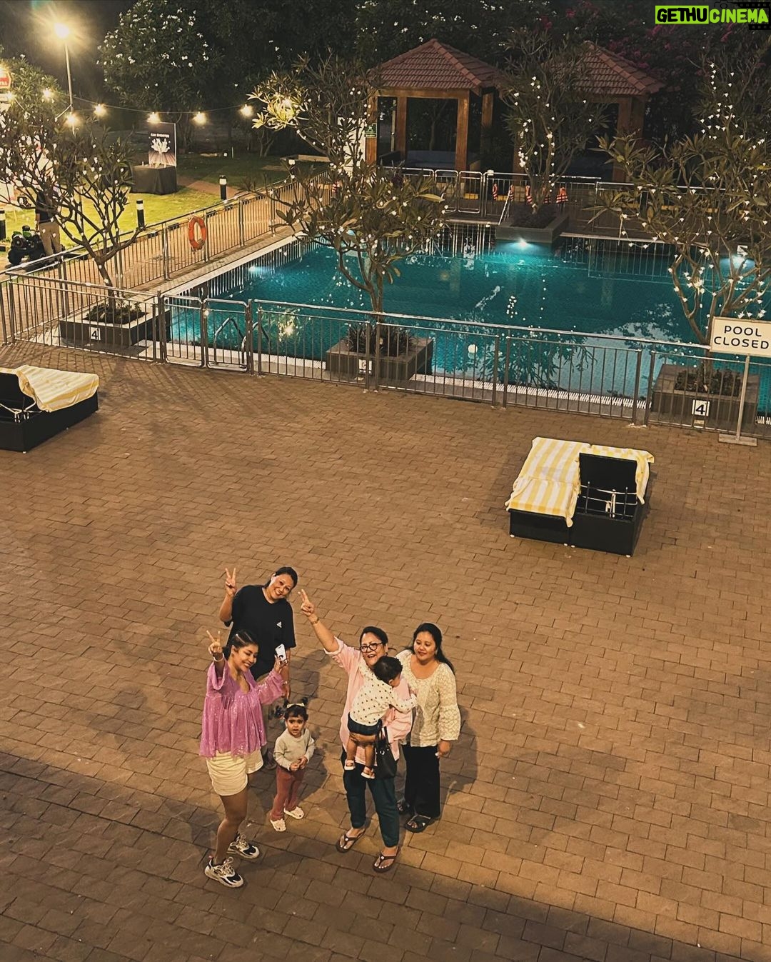 Debina Bonnerjee Instagram - Two days filled with exciting rides and relaxing moments!!! Our perfect holiday getaway â¨đĽ° Thank you team @novotel_imagicaa and @imagicaaworld we had a blast đâ¤ď¸ . . . #imagica #novotel #holiday #debinadecodes