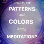 Deepak Chopra Instagram – #AskDeepak
“I meditated for the first time today. 
At first, I just saw what you would normally see with your eyes closed but then I started seeing random swirls of these dots and then a purple swirl and a blue swirl but mainly purple and it covered my entire vision and then went away.
In the middle of a change, something that looked like a golden eye came from the middle right and shot past me and also there was this black line that would change position, whenever it came back from vertical, to what looked like drawn wings, to horizontal. 
I don’t know what any of this means!”
My response: 

The visual activity of the mind during meditation is a byproduct of the body/mind normalization occurring as awareness comes to realize itself. 

So the visions, sounds, or movements in meditation show that something deeper is happening, but don’t mean much in themselves. 

Just as smoke indicates fire, yet there is nothing much to analyze or understand about the smoke. 

The important phenomenon is the fire.

Love,
Deepak