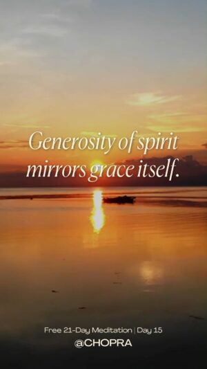 Deepak Chopra Instagram - Where gratitude leads you to an innate awareness of the interconnectedness of all that is, living in a state of grace is your most natural way of being – it's when you feel the most free, most yourself, and most at home. 🙏🏾

If you would like to open your soul to grace, you may join me on the Chopra App for Day 15 of "Manifesting Grace Through Gratitude," a FREE 21-Day Meditation Experience available now. Click the link in my bio — then scroll down to "Chopra App."