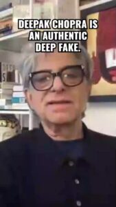 Deepak Chopra Instagram - Deepak Chopra is an authentic deep fake. #self #deepakchopra #consciousness #reality #philosophy #spirituality #enlightenment #nonduality #illusion