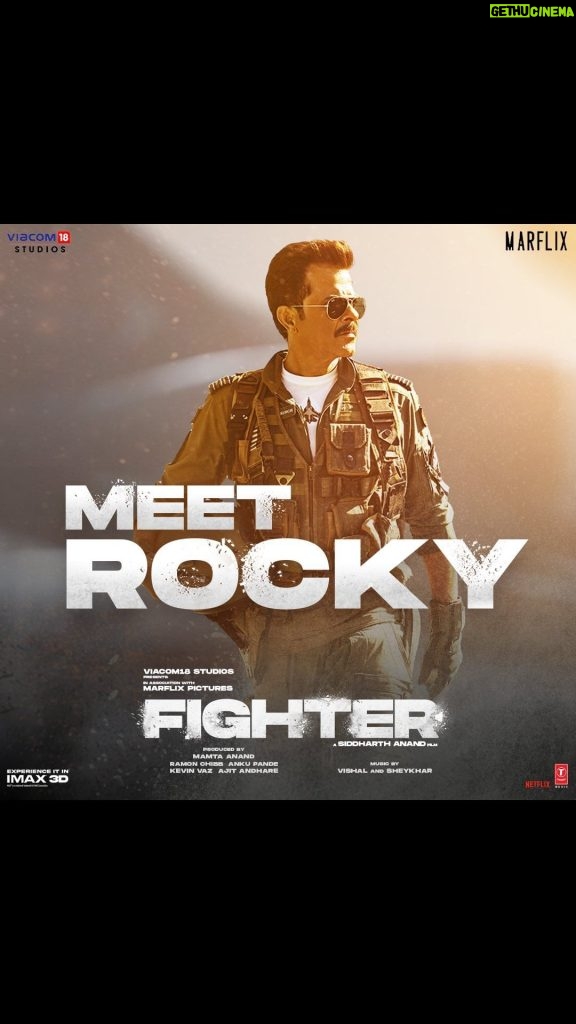 Deepika Padukone Instagram - Authoritative. Unbreakable. The making of Group Captain Rakesh Jai Singh. Call Sign: ROCKY #Fighter now at a cinema near you!🇮🇳 Book Your Tickets Now: Link in Bio @S1danand @hrithikroshan @anilskapoor @marflix_pictures @viacom18studios