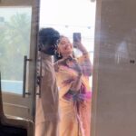 Deepika Venkatachalam Instagram - A simple yet kyoot thala pongal 🫶🏼🥰 Have you guys ever been in a phase where you kept running and juggling between work and never had the time to spend with family? And on one day you decide to keep everything aside and be with them. No project, no work, or no amount of money will seem important to you that day. Our Thala Pongal was that day to us! 🥹 From the morning car drive to chamathu ah dressing up in traditional(I was styled by my MIl so extra happy hehe) to cooking pongal to the pooja to keeping food for the crows to eating the pongal made by us with simple breakfast made at home to spending heartfelt time with our family, it was a wholesome day with lots of kutty kutty moments to cherish. ❤️ As someone who grew up in apartments, I was always used to celebrating Pongal the ‘Very simple Kitchen’ way. This time for our thala Pongal, I got to experience the traditional way of celebrating with big kolams and decorations at the front door, especially varagu adupu la pongal panrathu. Tasted Yummmyyy max & I enjoyed every bit of doing it. Ofcourse my pro-MIL helped me with every step. 😌 I’m sure many of you guys would have seen my parents more often in this space & I don’t think any of you would have got to see RVP’s family. So this is his beautiful mom and handsome dad and my very own cute in-laws. 🙈hehehe. They both are the main reason behind our thala pongal being this wholesome and happy. They made sure we enjoyed every moment throughout the day and made us remember to pause once in a while and enjoy life’s littlest moments amidst life’s never ending juggling. 💕 “Isaiyaal oru ulagam Adhil nee naan mattum iruppom” 🥹🫶🏼 . #RnD #ThalaPongal