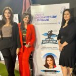 Deepshikha Nagpal Instagram - Launch of Yuva badminton league. Proud to announce me as an owner of “super smasher “. Thank you for believing in me and trusting me god has been kind❤️❤️❤️ love you @anuanita.sharma @rinarsingh28 for supporting me. Cheers. . . . #happiness💕 #blessed. @yuvabadmintonleague