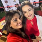 Deepshikha Nagpal Instagram - Launch of Yuva badminton league. Proud to announce me as an owner of “super smasher “. Thank you for believing in me and trusting me god has been kind❤️❤️❤️ love you @anuanita.sharma @rinarsingh28 for supporting me. Cheers. . . . #happiness💕 #blessed. @yuvabadmintonleague
