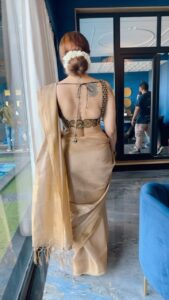 Deepshikha Nagpal Instagram - She is both, hellfire and holy water. And the flavor you taste depends on how you treat her.. . . #style #attitude #glamour #fashionmodel #indian #saree #work #outdoor