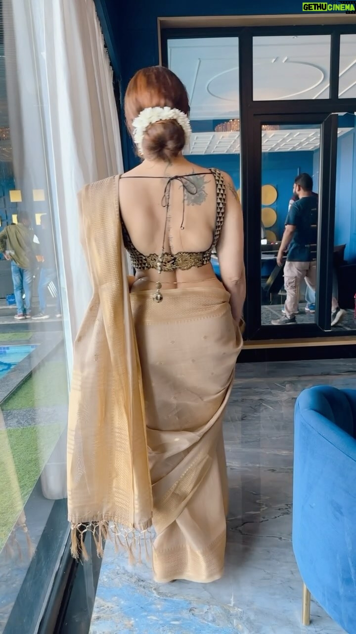 Deepshikha Nagpal Instagram - She is both, hellfire and holy water. And the flavor you taste depends on how you treat her.. . . #style #attitude #glamour #fashionmodel #indian #saree #work #outdoor