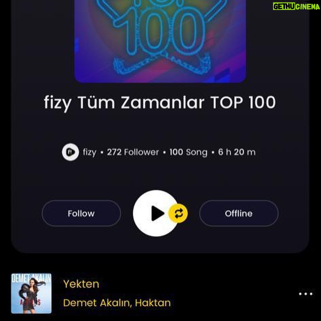 Demet Akalın Instagram - Fizy Cumhuriyet’in 100. Yılına özel top 100 listesindeki sanatçılar için her bir sanatçı adına 100’er adet fidan bağışı yaparak İstanbul Kanlıca’da 10.000 ağaçlık Fizy 100. yıl “Cumhuriyet” Hatıra ormanı yapmışlar 🌷🌷🌷1. Sırada olmak ve bu güzel eylem bizi mutlu etti teşekkürler💓🌸🇹🇷 Fizy Tüm Zamanlar Top 100” listesi 💖🥰 @fizyofficial