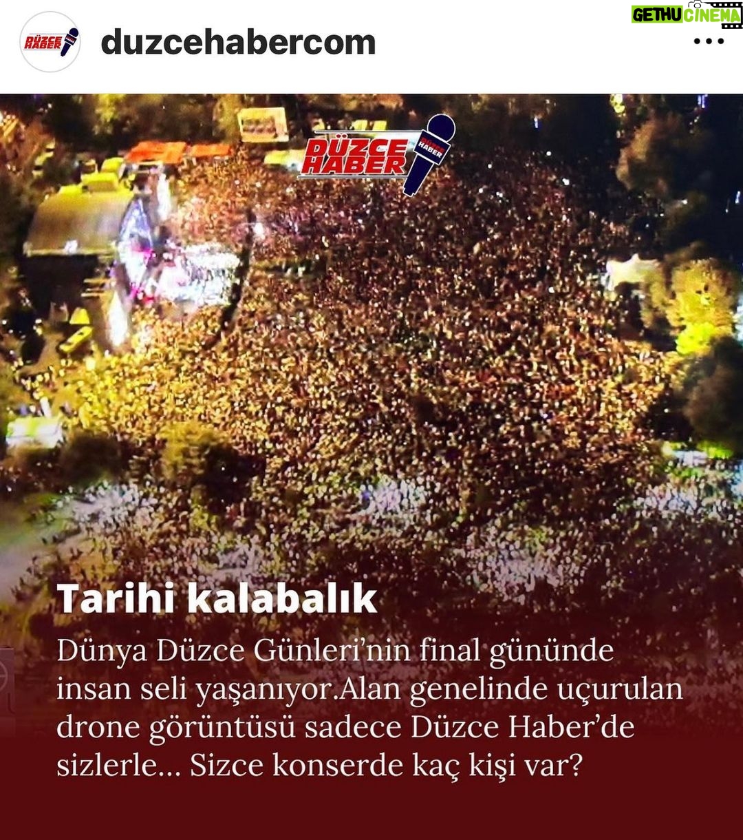 Demet Akalın Instagram - 71 bin kişiyle Düzce’de rekor kırdık❤️🥰🥰🙏🏼🙏🏼🌷🌷otelden yollara taşan sevgi selinizi yerim ben yaa saolun ayaklarınıza sağlık❤️❤️❤️