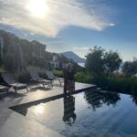 Demet Evgar Instagram - 💋👯‍♀️💎 #sunrise 🌀🙏🏻💙 Barbaros Reserve Bodrum
