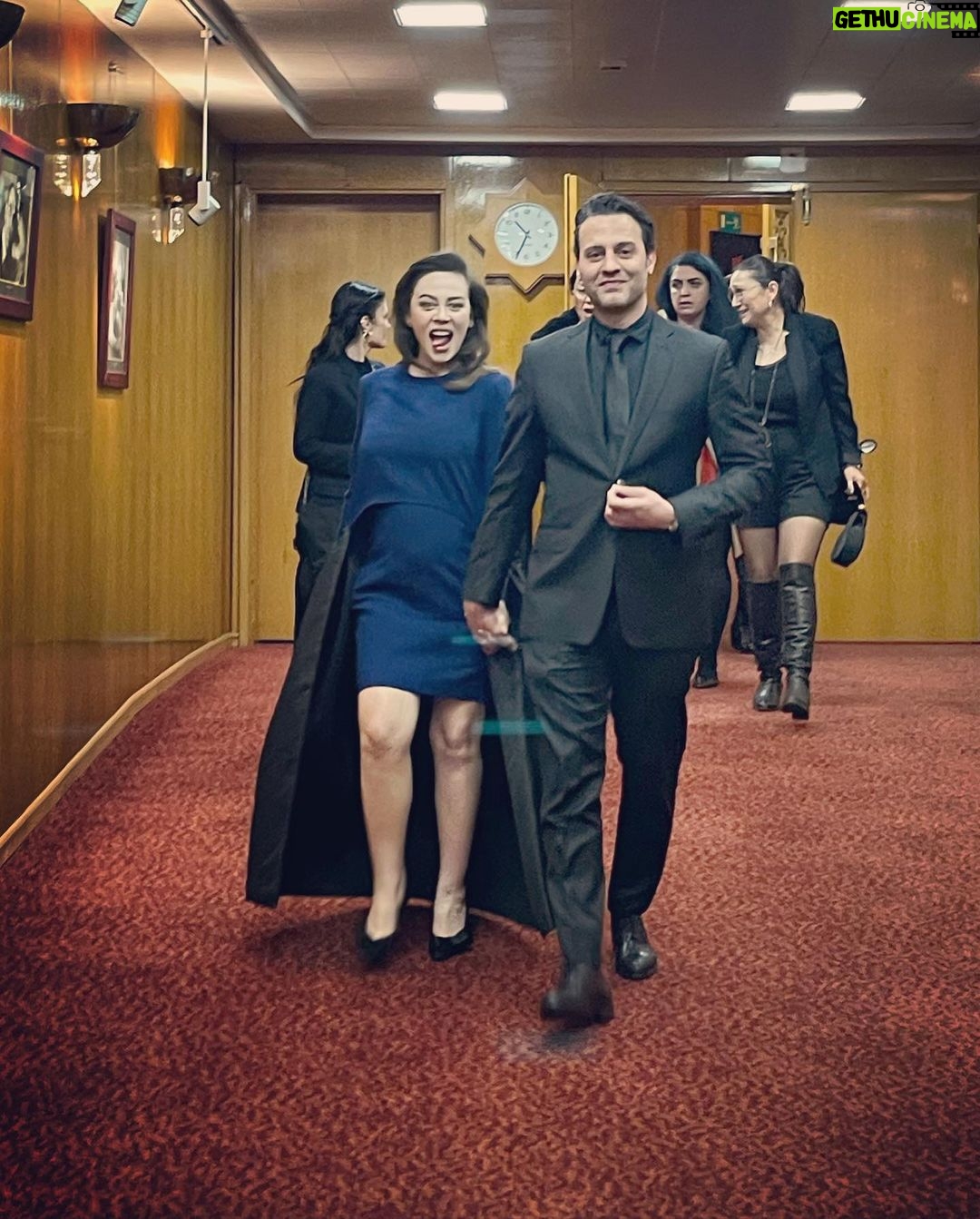 Demet Evgar Instagram - Dรผn geceden @iksv_istanbul ๐๐ค uzun bir aradan sonra sinema severlerle filmler seyretmek ne gรผzeldi @keremik ๐๐ป๐๐