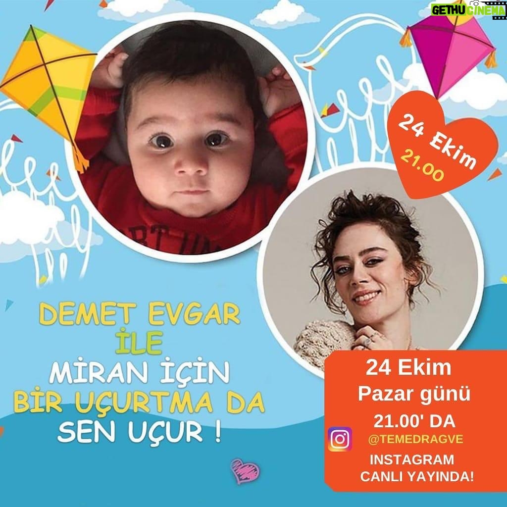 Demet Evgar Instagram - Bu akşam umuyorum ki Miran'ı tedavisine ulaştırmak için son kez canlı yayında buluşuyoruz 💙🪁 @miranahayatol 📍VALİLİK İZİNLİ YapıKredi TL IBAN: TR97 0006 7010 0000 0076 6302 92 Alıcı Adı : Yıldız Duman 📍VALİLİK İZİNLİ YapıKredi Euro IBAN : TR71 0006 7010 0000 0076 6332 82 Alıcı Adı: Yıldız Duman Swift: YAPITRIS