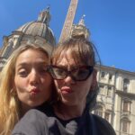 Demet Evgar Instagram - Rome 🩵💋