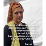 Demet Evgar Instagram – Fatma Ürün ve eşiyle bugün İslahiye’de tanıştık. 62 yaşındaki Fatma’nın üniversite mezunu bir oğlu var. Hepimize mesajı: kız çocukları okumalı!
#UNWomenTürkiye #IWD2023 #InternationalWomensDay
Today we met with Fatma Ürün in İslahiye. She is 62 and has a son. Her message to all of us is: girls should stay in school!
📷 UN Women/Sena Şar.