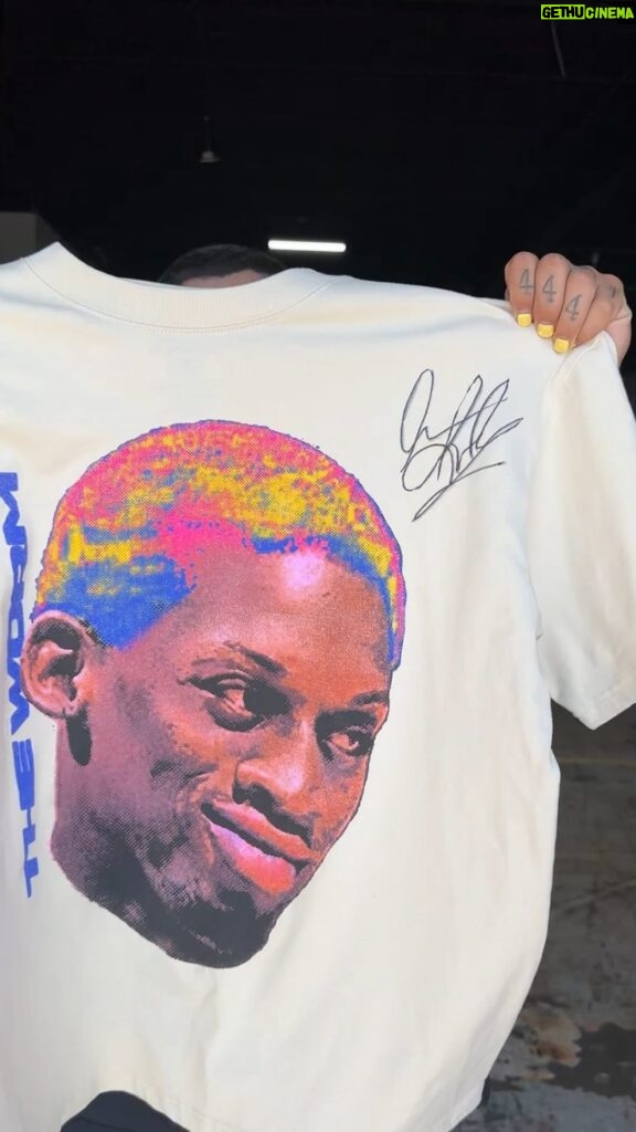 Dennis Rodman Instagram - 🎉🥳🎁 GIVEAWAY TIME! 🎁🥳🎉 It’s Dennis Rodman’s birthday, but he’s decided to give y’all a gift instead! One lucky person will be chosen at random to win every shirt from our latest collection + a super rare signed shirt from Dennis! The winner will be chosen next Saturday, 5/20. If you missed out on the last drop, now’s your chance! Please carefully read the rules below for details on how to enter! Rules: ▪️Must be following @dennisrodman AND @rodmanapparel (both accounts) ▪️Tag a friend in the comments (up to 5 different entries) 🔸BONUS ENTRY: Share this post to your story (which counts as 5 additional entries)