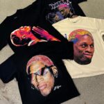 Dennis Rodman Instagram - Our highly anticipated collection of new OFFICIAL Dennis Rodman merch OUT NOW!!! 🏀🏆 - Limited Quantities - 7.5 OZ Heavyweight Tee - Full Color Screen-Printed Graphic - Boxy Fit - Thick Collar - Vintage aesthetic - Ships within 48 hours of ordering
