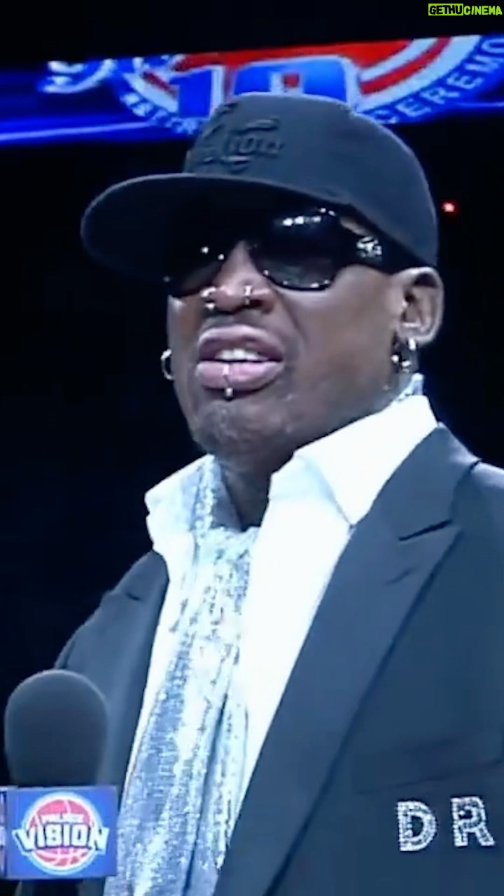 Dennis Rodman Instagram - Thank. You. Detroit.