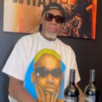 Dennis Rodman Instagram - What up👋what up Check out my new Premium Wine 🍷 @rebelbyrodman READY FOR PREORDER NOW!! Sorry guys it’s going fast Try it out 🍷🍷🍷