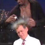 Dennis Rodman Instagram - Going. Green. With. @letterman