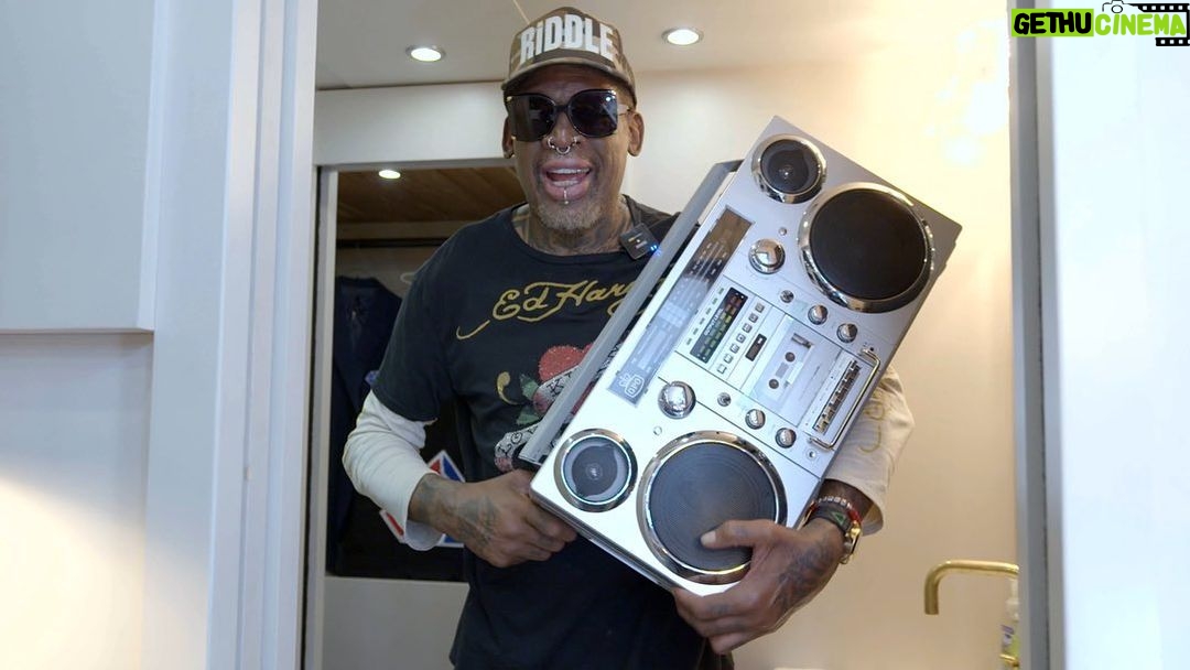 Dennis Rodman Instagram - The collab you never knew you needed🔥 Don't miss me on the all-new episode of #MTVCribs TONIGHT at 9p!