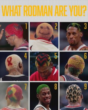 Dennis Rodman Instagram - Which. One?