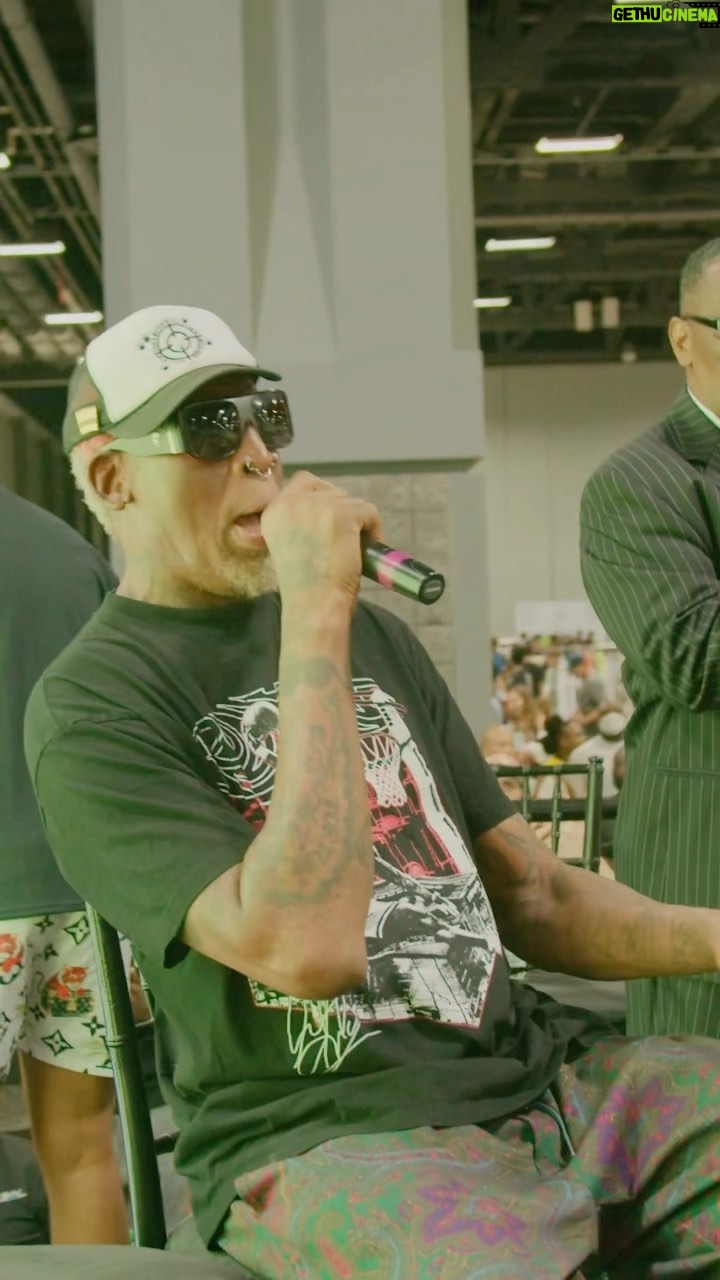 Dennis Rodman Instagram - Sneakercon. Love.