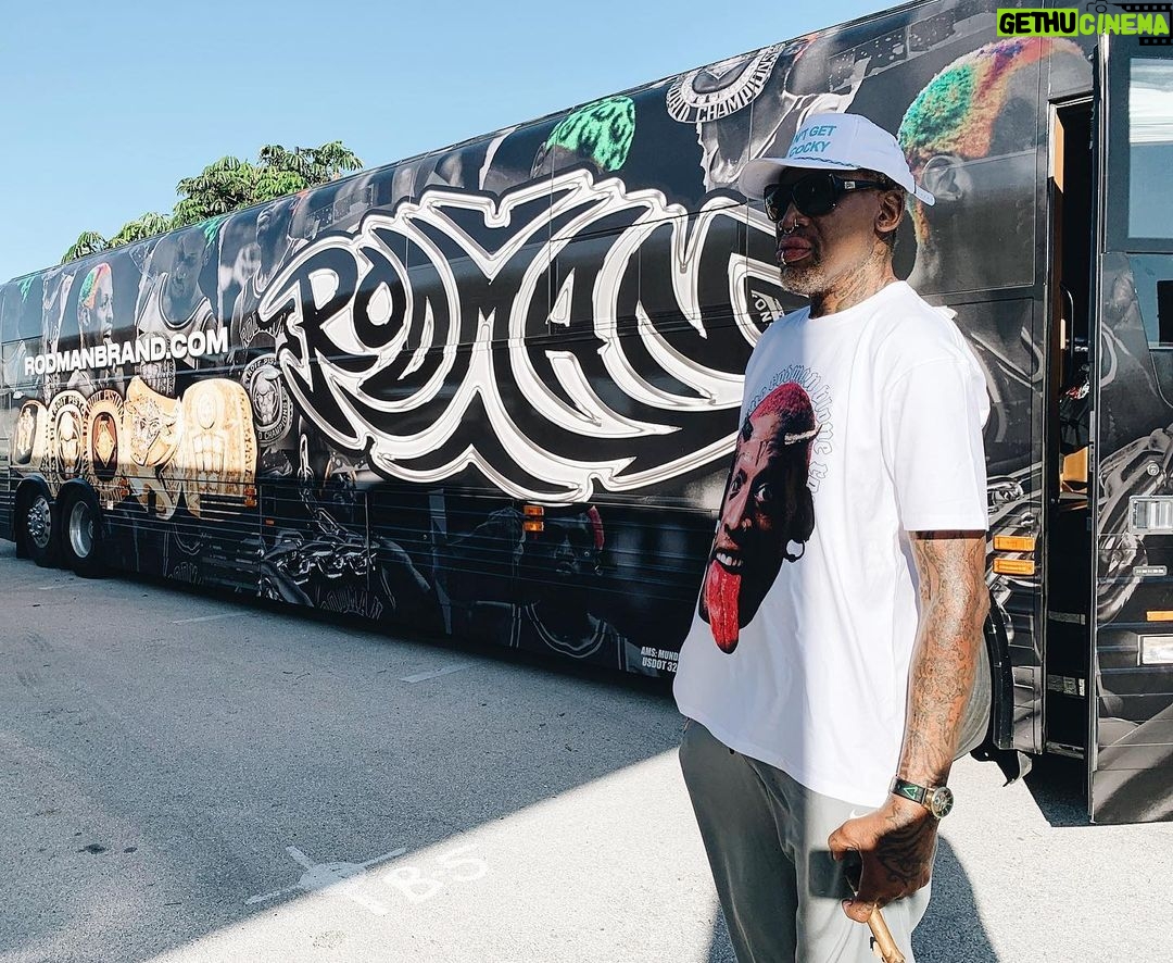 Dennis Rodman Instagram - Back. On. The. Road. Soon.