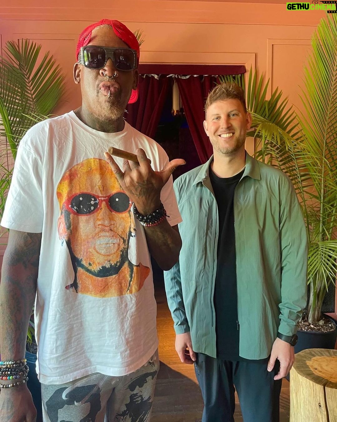 Dennis Rodman Instagram - Cooking. Up. Something. With. @espn